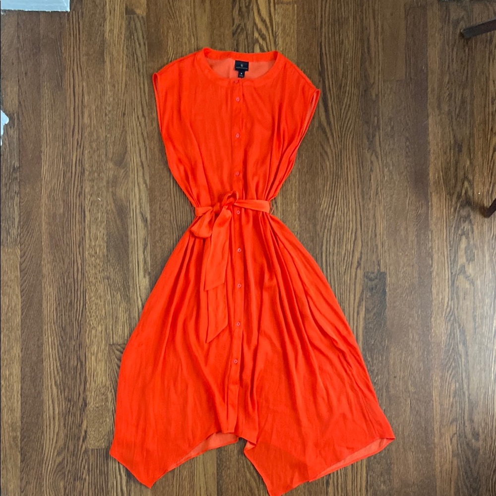 Breezy handkerchief hem dress